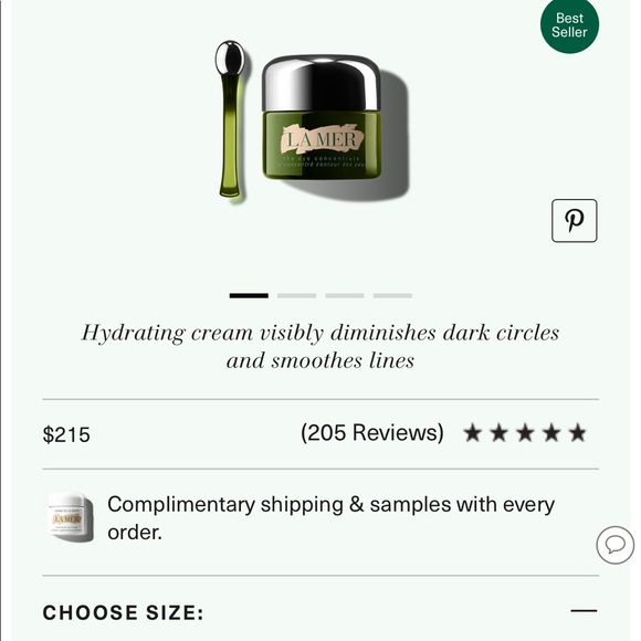 LA MER- the Eye Concentrate .1oz/3ml - Picture 4 of 6